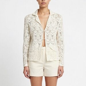 Auth! Joseph Crochet Cardigan
